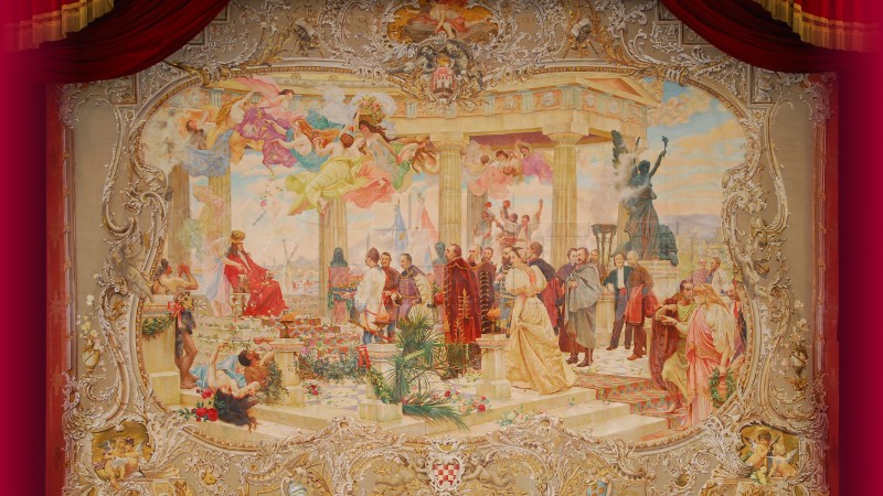 HNK u Zagrebu:  predstavlja svoje svečane zastore